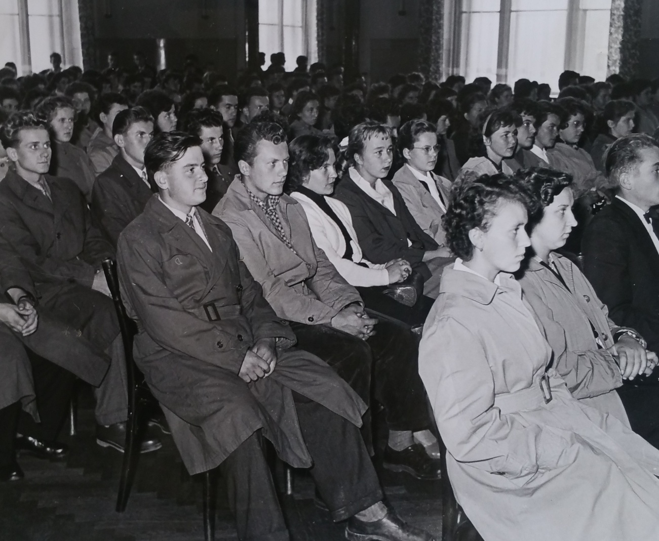 Zahájení akademického roku 1958/59 v Měšťanské besedě v Plzni